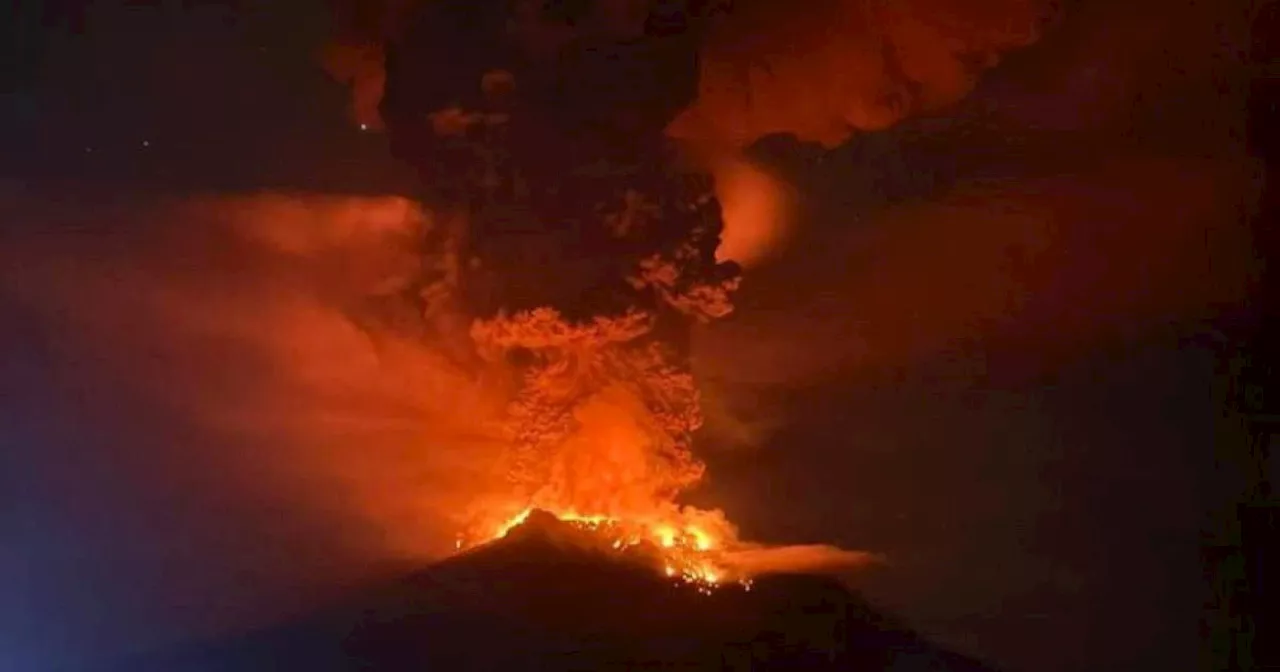 Vulkan in Indonesien ausgebrochen: 800 Menschen evakuiert