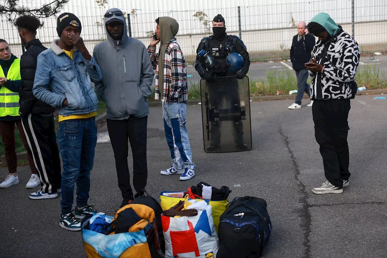 Le plus grand squat de France, au sud de Paris, évacué, avant les JO