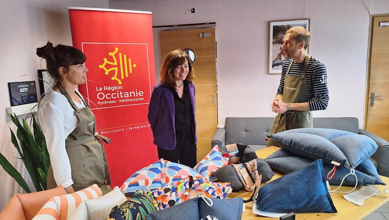 Nailloux. Spécialistes des coussins de voyage, Les Petits Cadors ont reçu Carole Delga