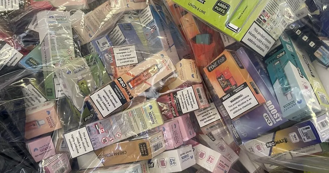 Illegal vapes and alcohol seized as Lancs shops caught selling to underage kids