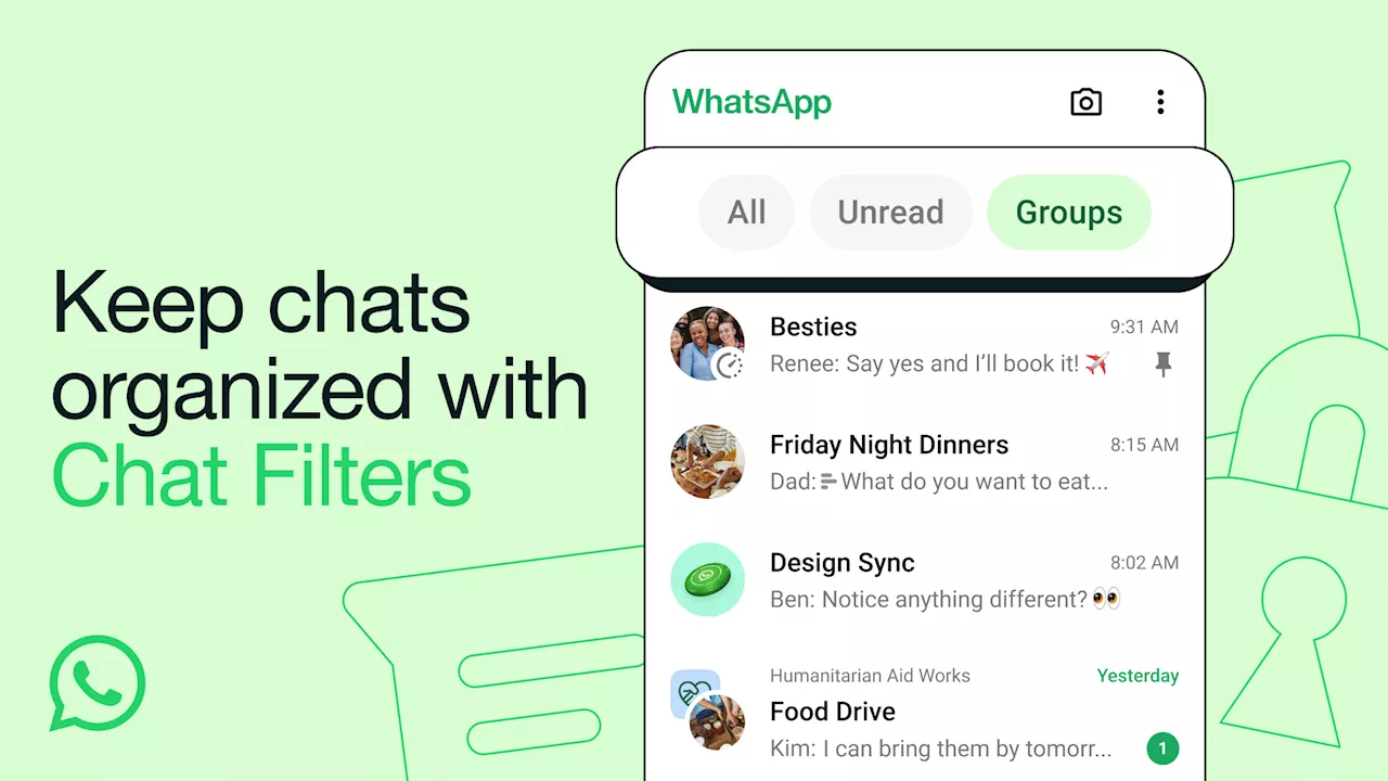 WhatsApp Introduces Chat Filters To Help You Find Messages Faster