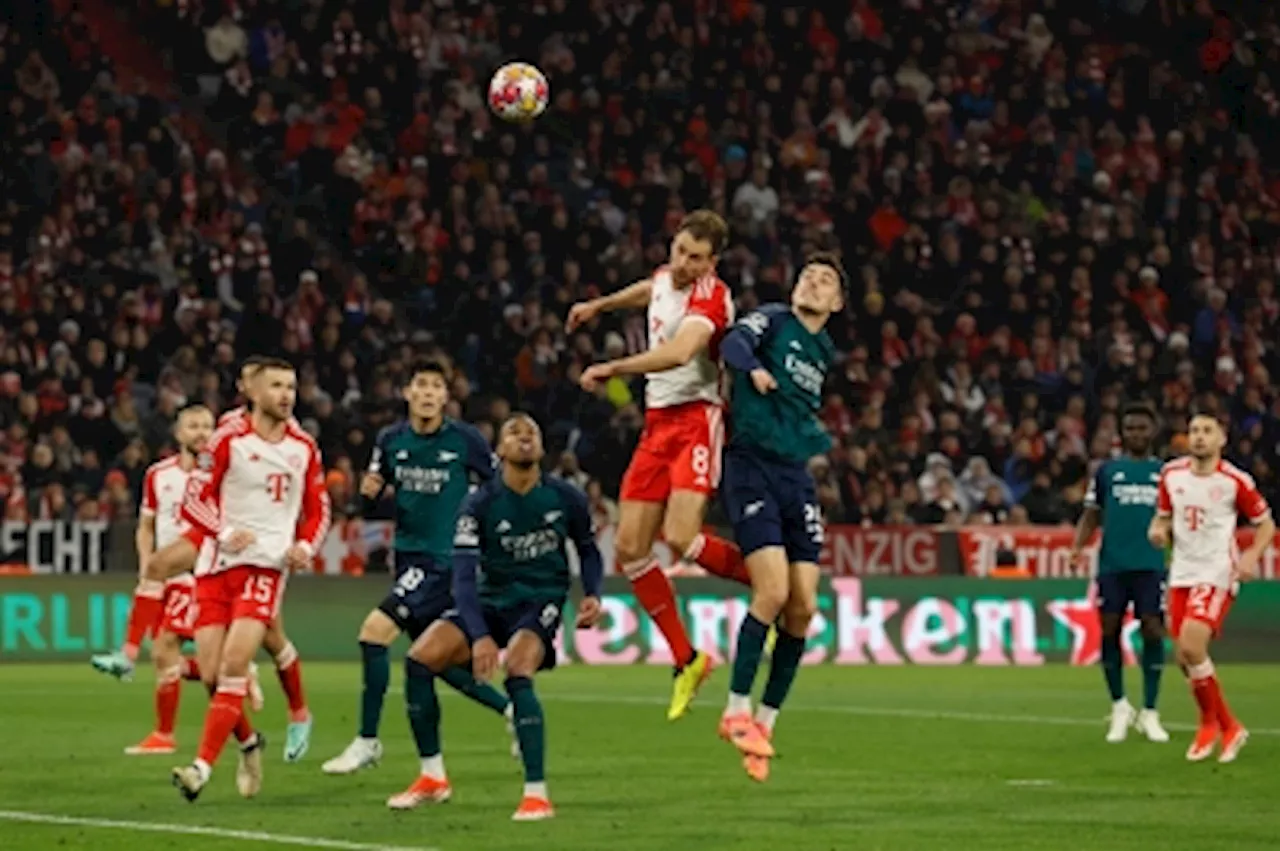 Kimmich heads Bayern past Arsenal into Champions League semis