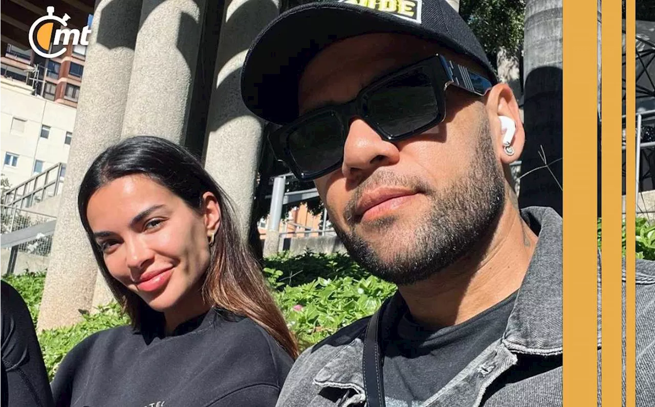 Reportan que Dani Alves y Joana Sanz retomaron su relación; los captan paseando