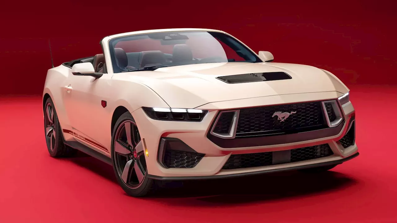 2025 Ford Mustang 60th Anniversary Package revealed