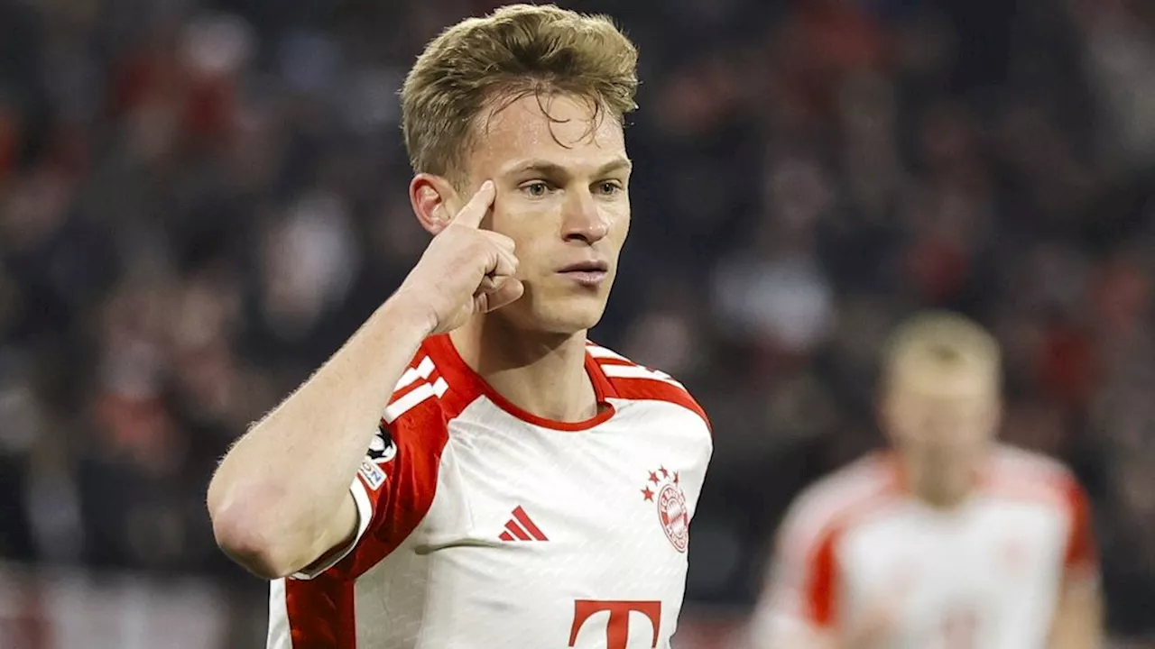 Kimmich kopt Bayern langs Arsenal en naar laatste vier Champions League