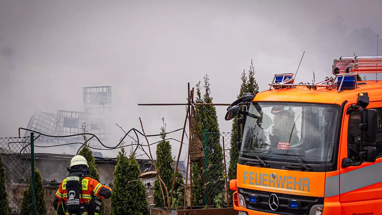 Sachsen-Anhalt: Großbrand in Braunschweig: Weiterhin Warnung vor Rauchwolke