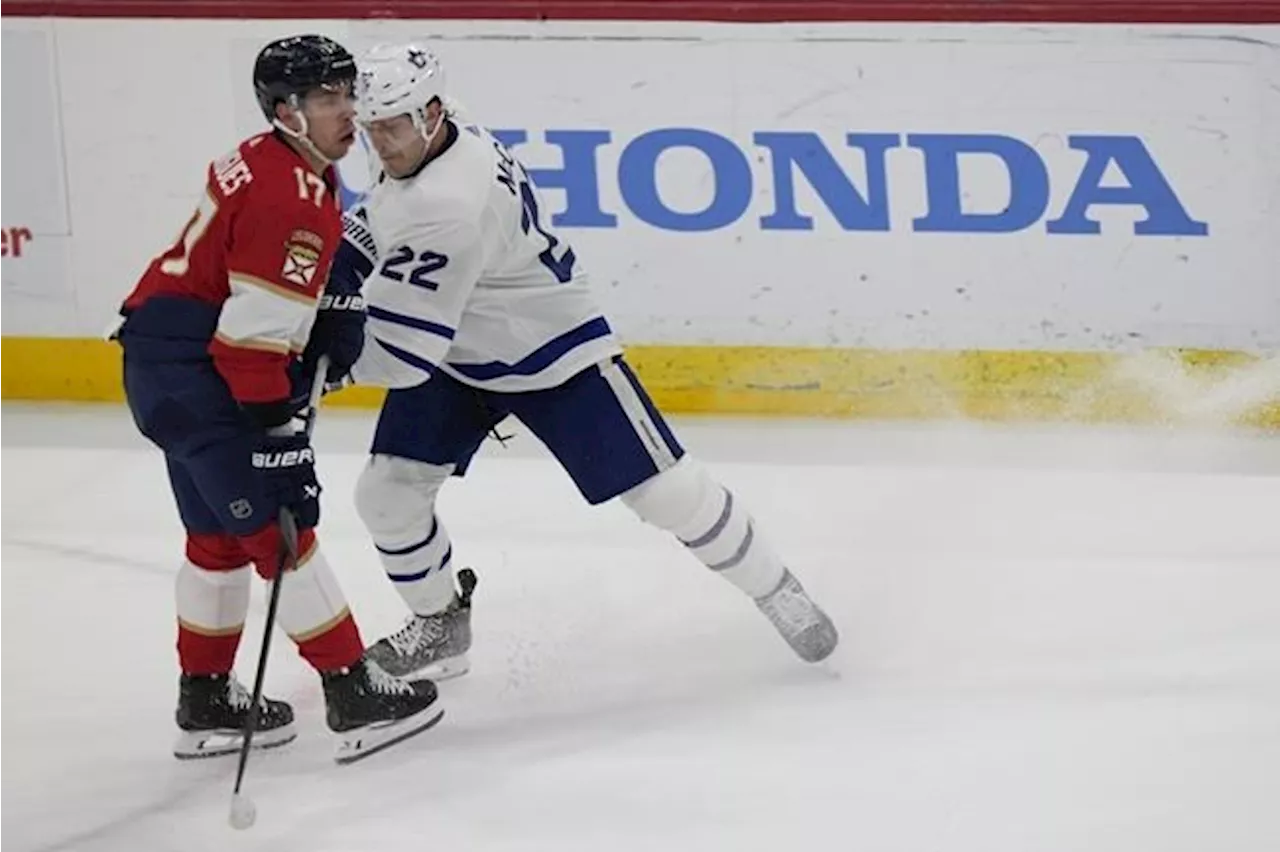 Panthers beat Maple Leafs 5-2, clinch Atlantic Division title