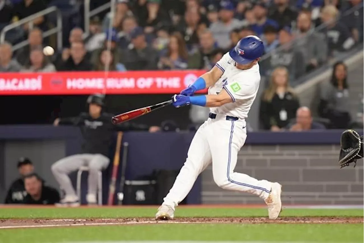 Stanton homers, Judge drives in pair in ninth as Yankees come back to beat Jays 6-4