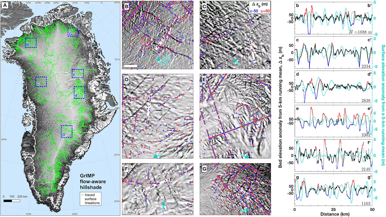 New geological map reveals secrets of Greenland's icy interior