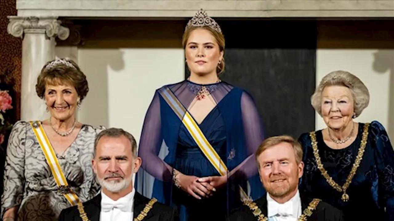 Koning Willem-Alexander bedankt koning Felipe voor opvangen Amalia in Spanje