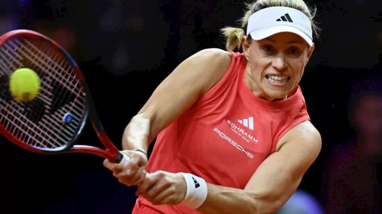 Tennis in Stuttgart: Kerber muss klare Erstrunden-Niederlage hinnehmen