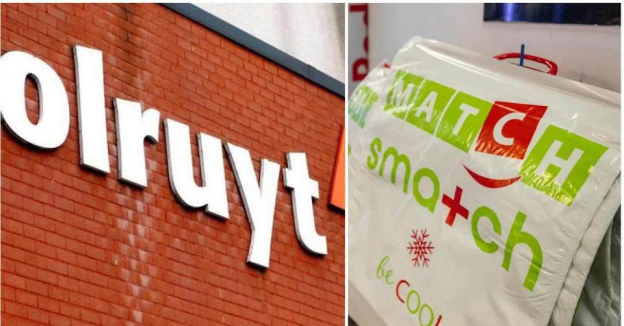 L’enseigne Colruyt rachète moins de magasins Smatch et Match que prévu initialement