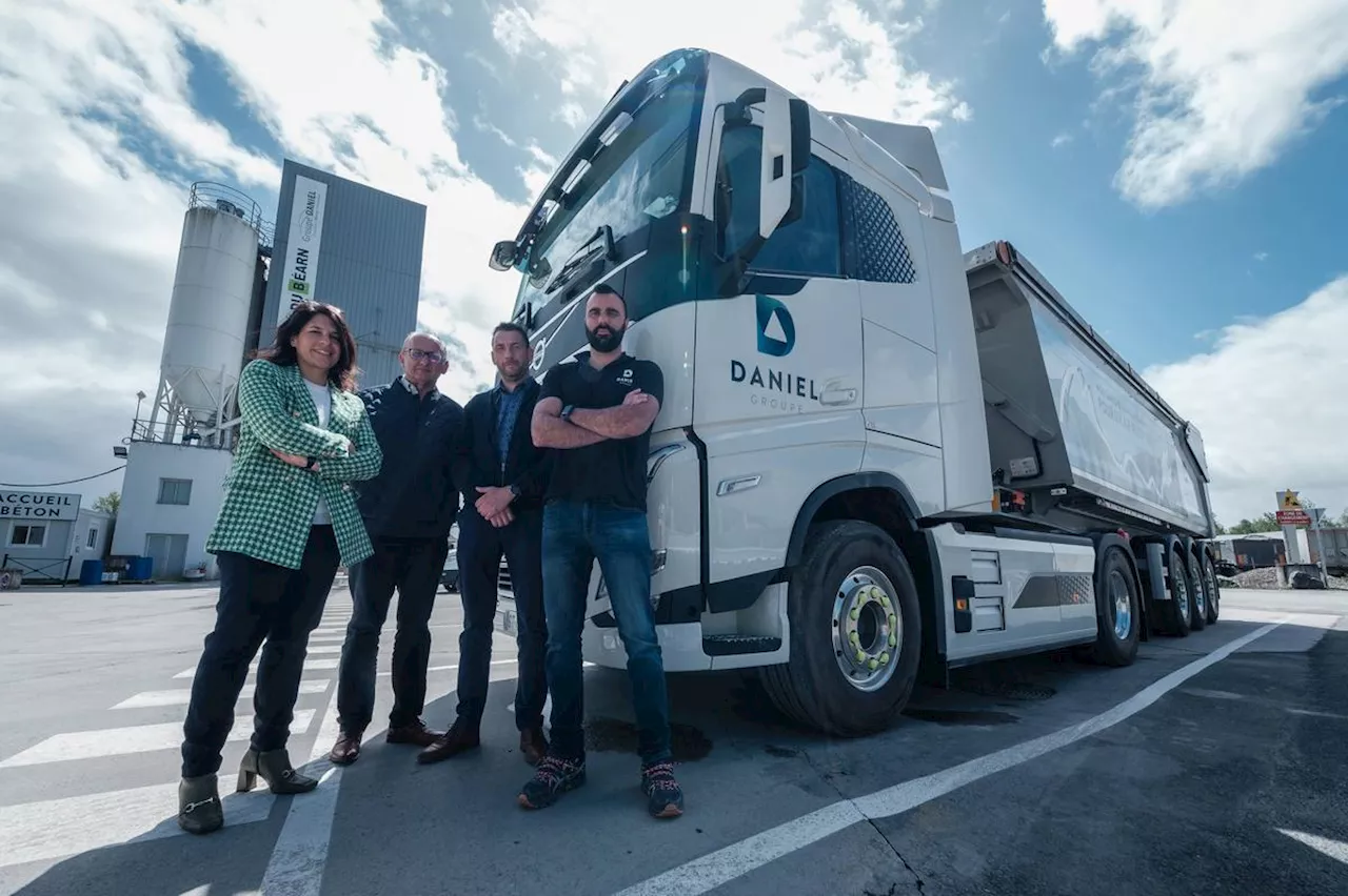 En Béarn, le groupe Daniel se dote des premiers camions 44 tonnes totalement électrifiés