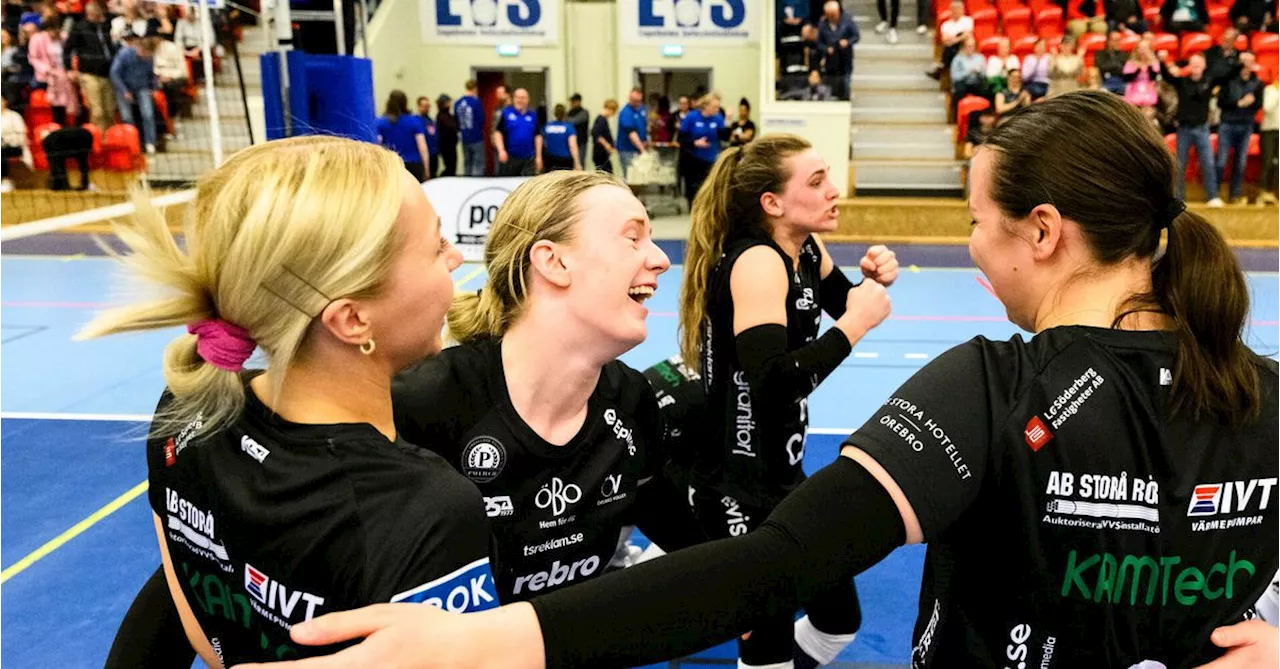 Volleyboll: Örebro Volley tog även den andra finalen – en vinst från SM-guld