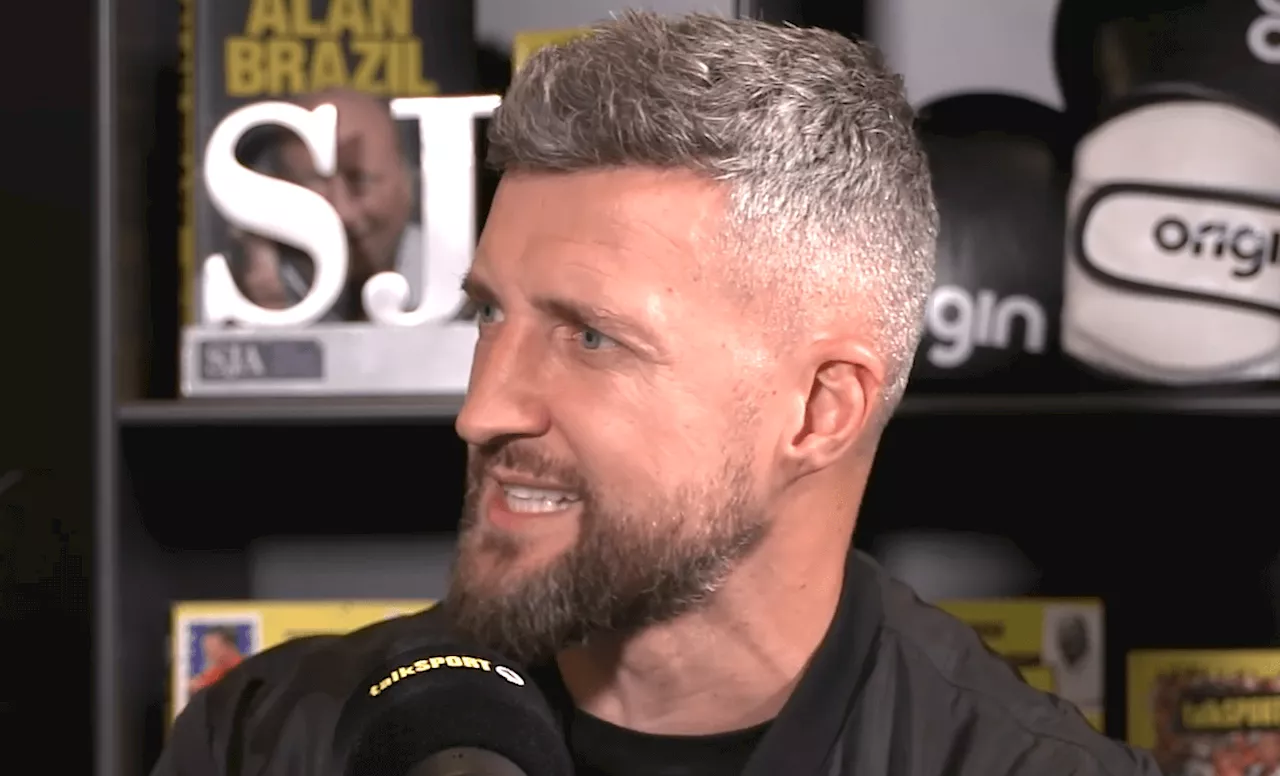 – Carl Froch believes he could beat Oleksandr Usyk in a street fight, but not Anthony Josh...