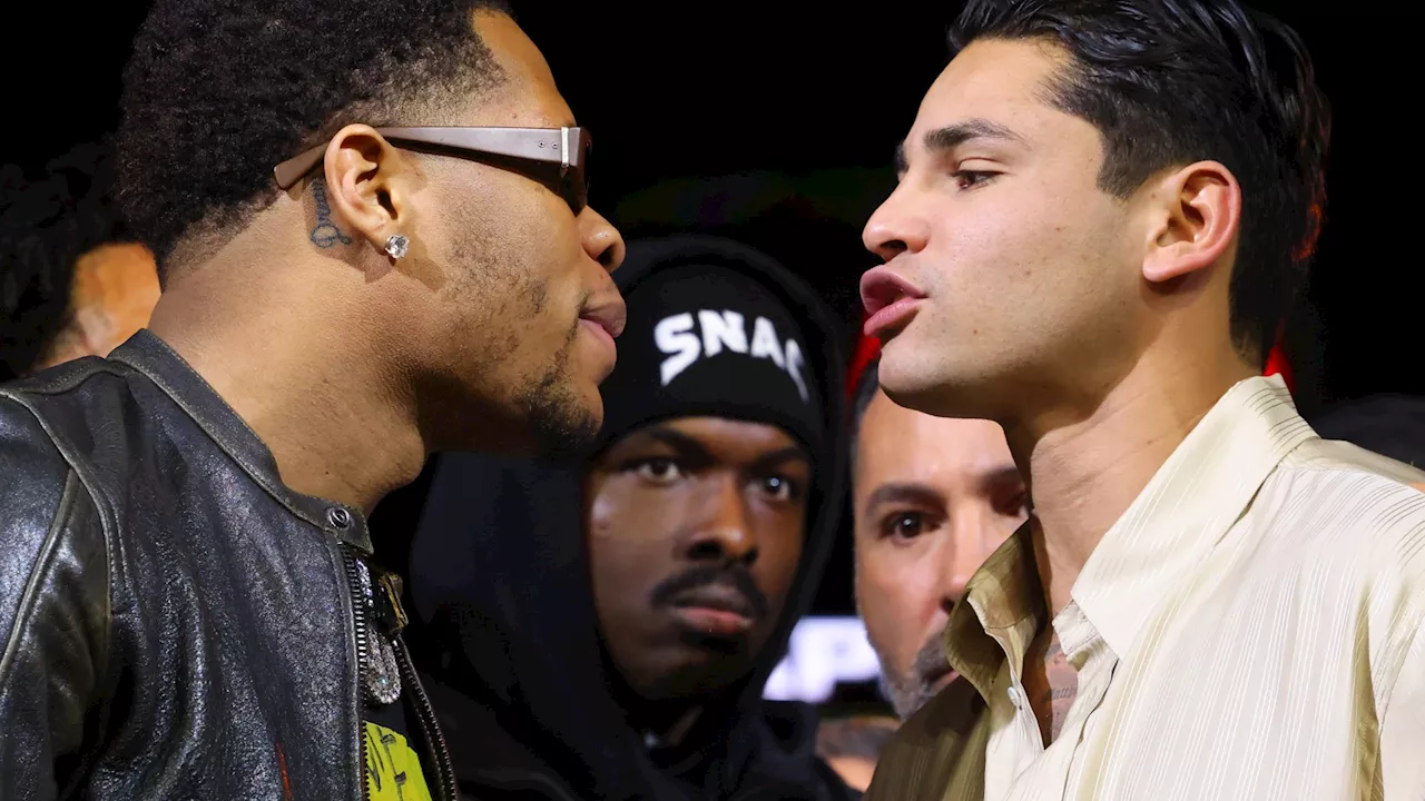 Ryan Garcia channels Mike Tyson as he threatens to ‘bite Devin Haney’s ears off’ in foul-mouthed rant at op...