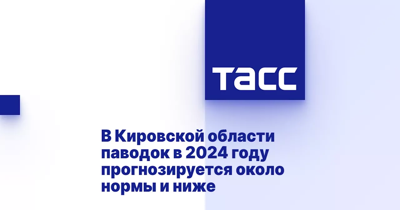 В Кировской области паводок в 2024 году прогнозируется около нормы и ниже