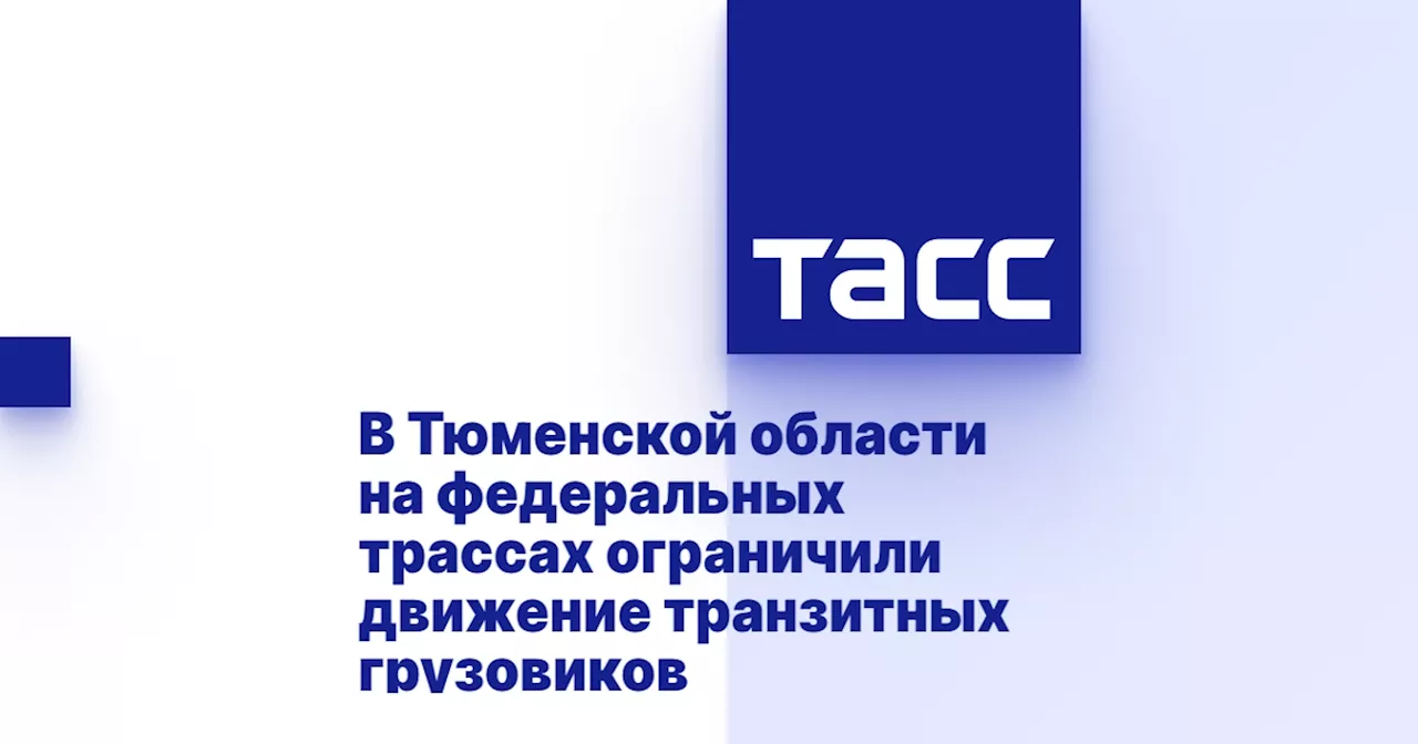 В Тюменской области на федеральных трассах ограничили движение транзитных грузовиков