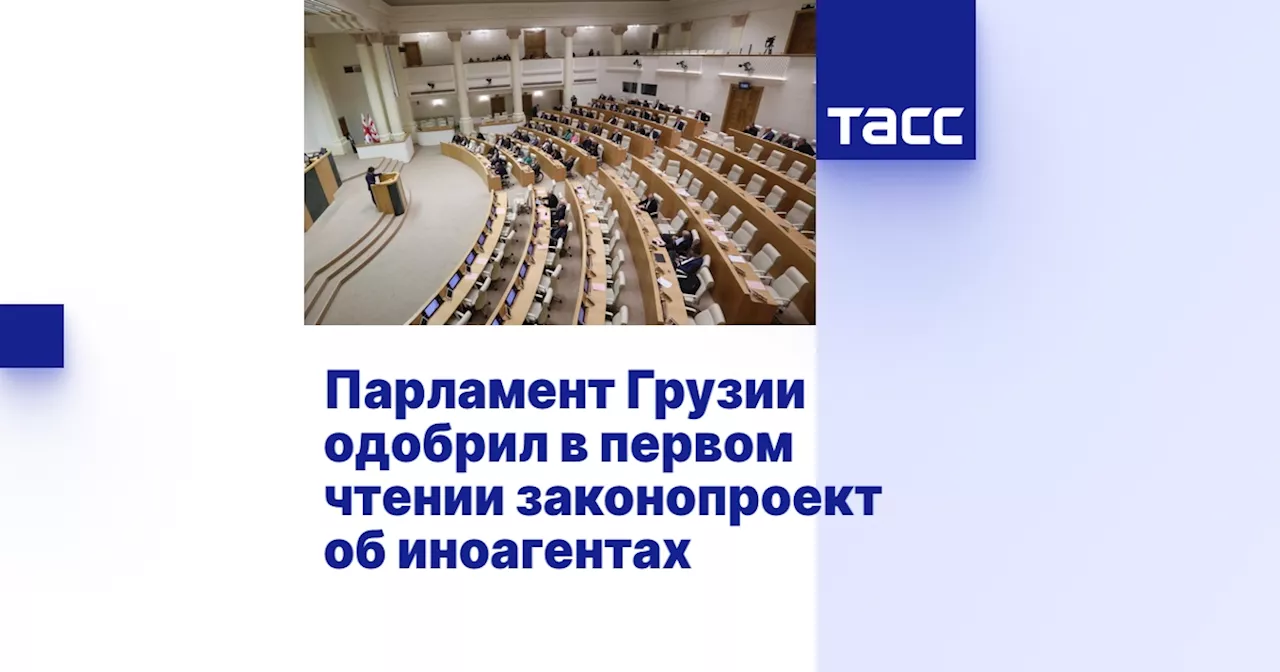 Парламент Грузии одобрил в первом чтении законопроект об иноагентах