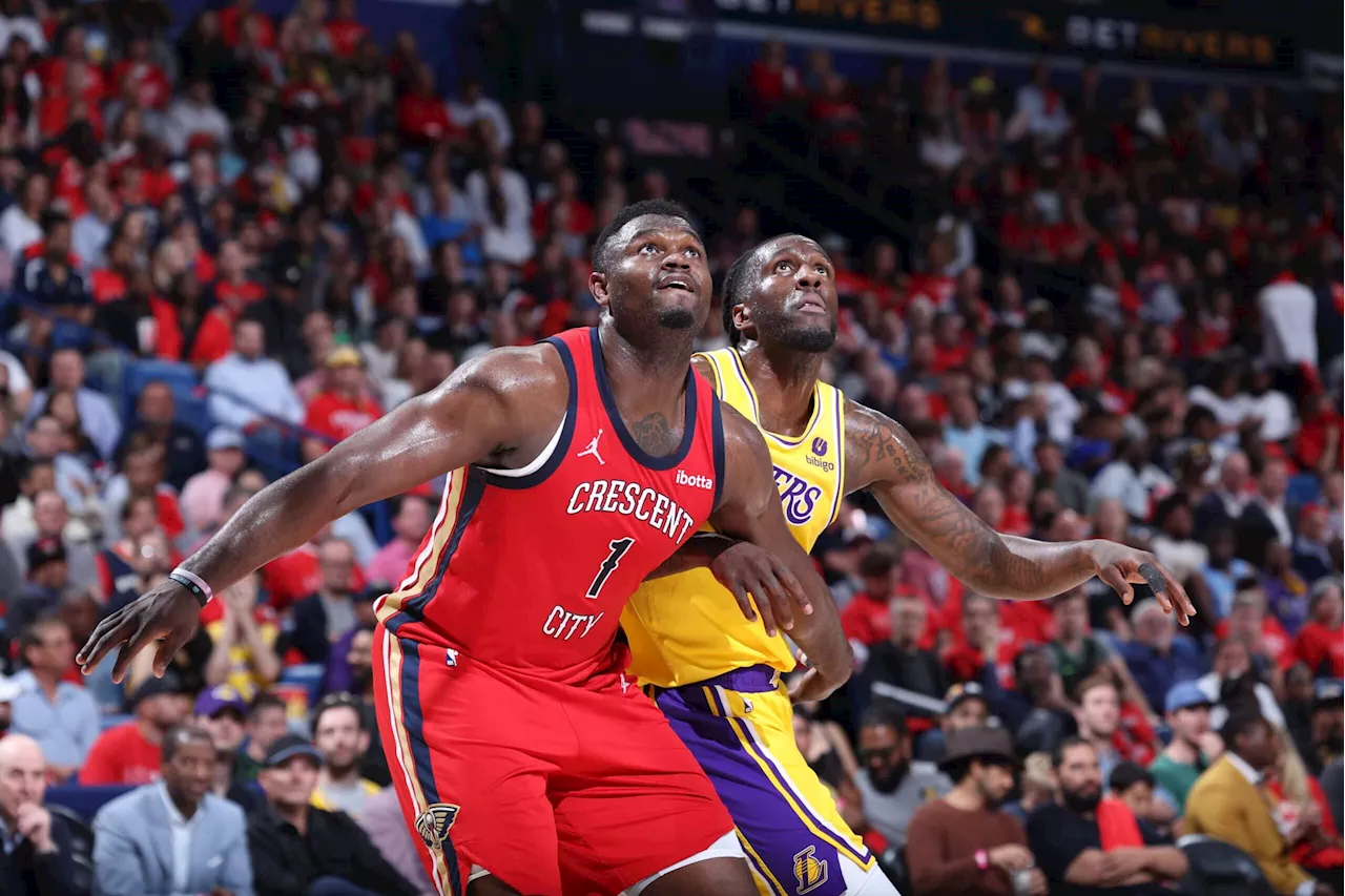 Pelicans’ Zion Williamson leaves loss to Lakers with leg soreness, coach says