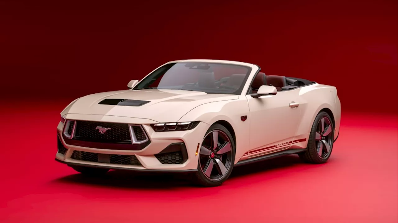 2025 Ford Mustang 60th Anniversary Package adds retro flair to a modern pony