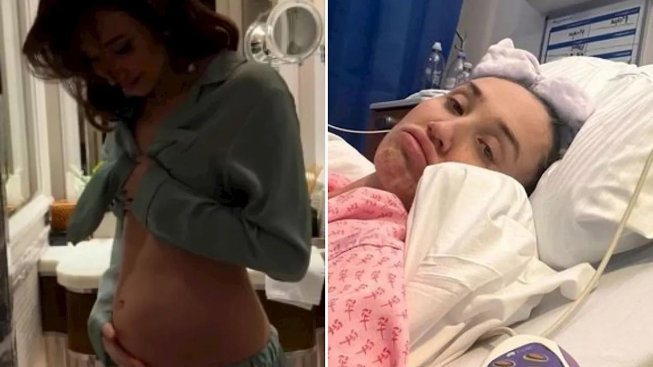 Megan McKenna drops huge hint about unborn baby’s gender after hospital dash...