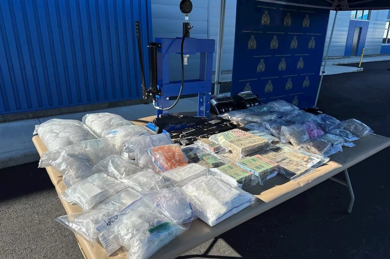 B.C. police seize guns, 14 kilograms of fentanyl in Lower Mainland trafficking probe