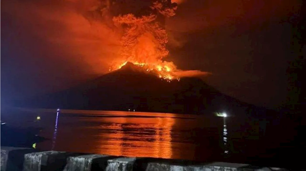 Aktivitas Vulkanik Naik, Status Gunung Ruang di Sulawesi Utara Naik dari Siaga Jadi Awas