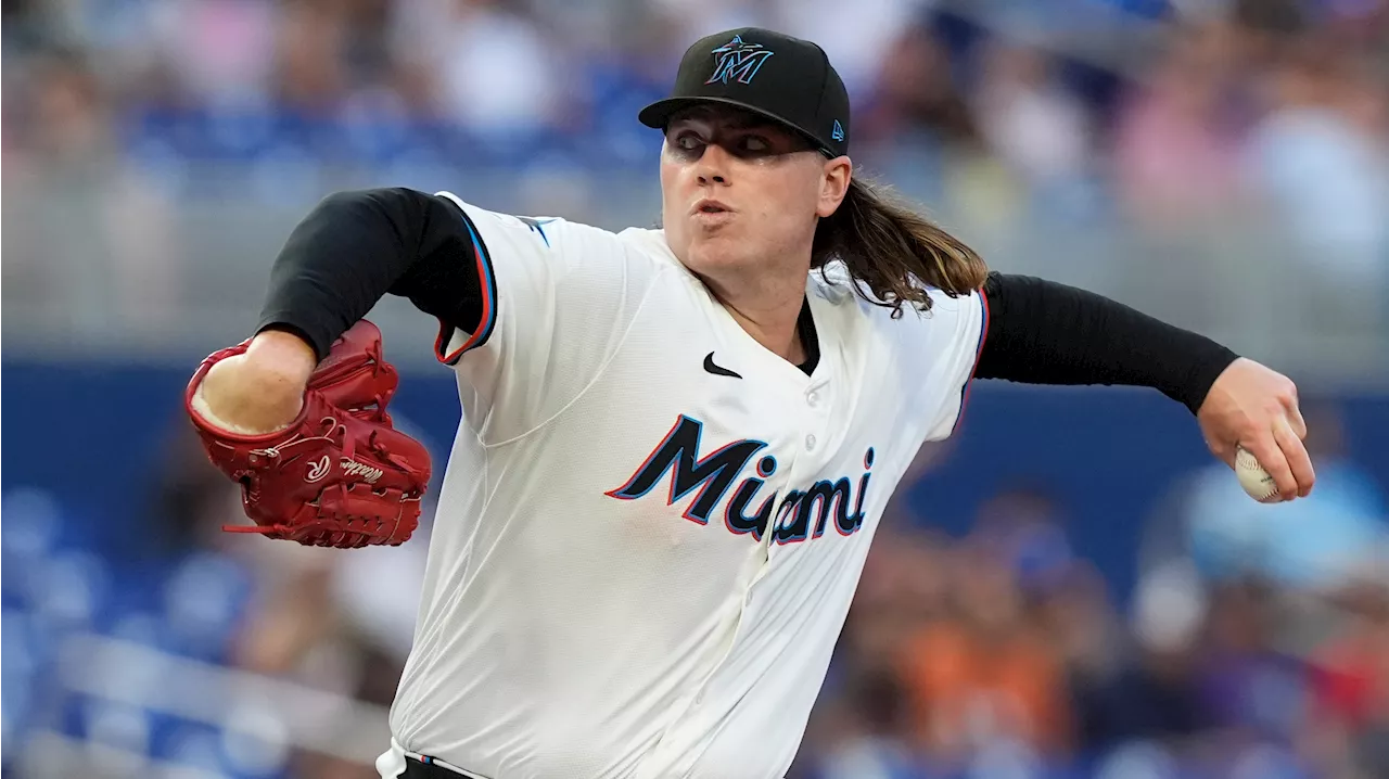 Weathers strikes out a career-high 10 as Marlins beat Giants