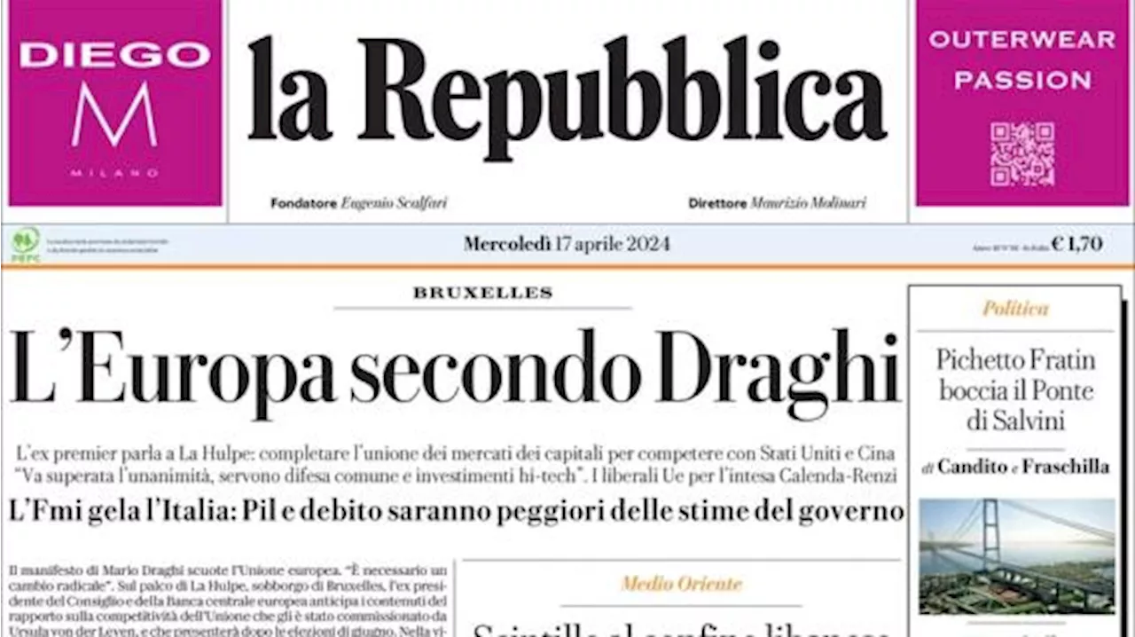 La Repubblica: 'PSG e Borussia, fuochi d’artificio: eliminati Barcellona e Atletico'