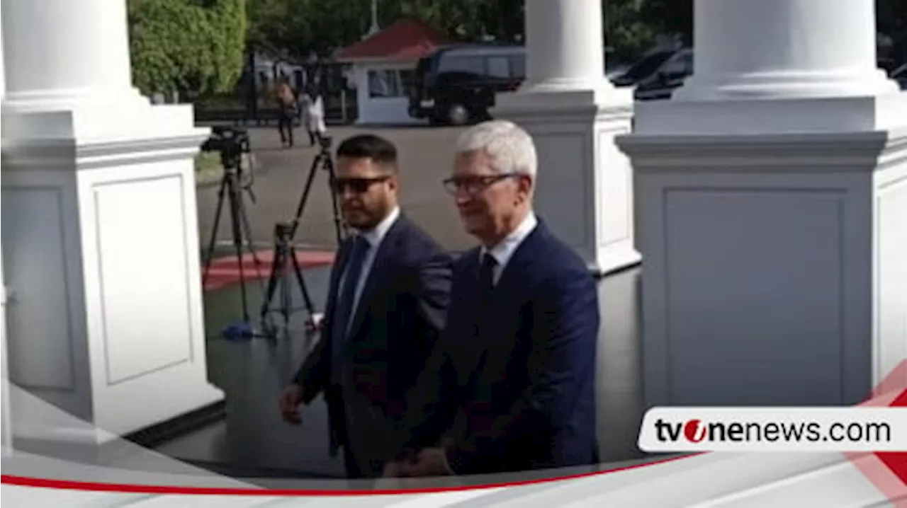 CEO Apple Tim Cook Sambangi Istana Kepresidenan Bahas Investasi di Indonesia