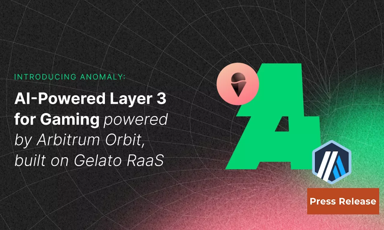 Introducing Anomaly: AI-Powered Layer 3 for Gaming powered by Arbitrum Orbit, built on Gelato RaaS