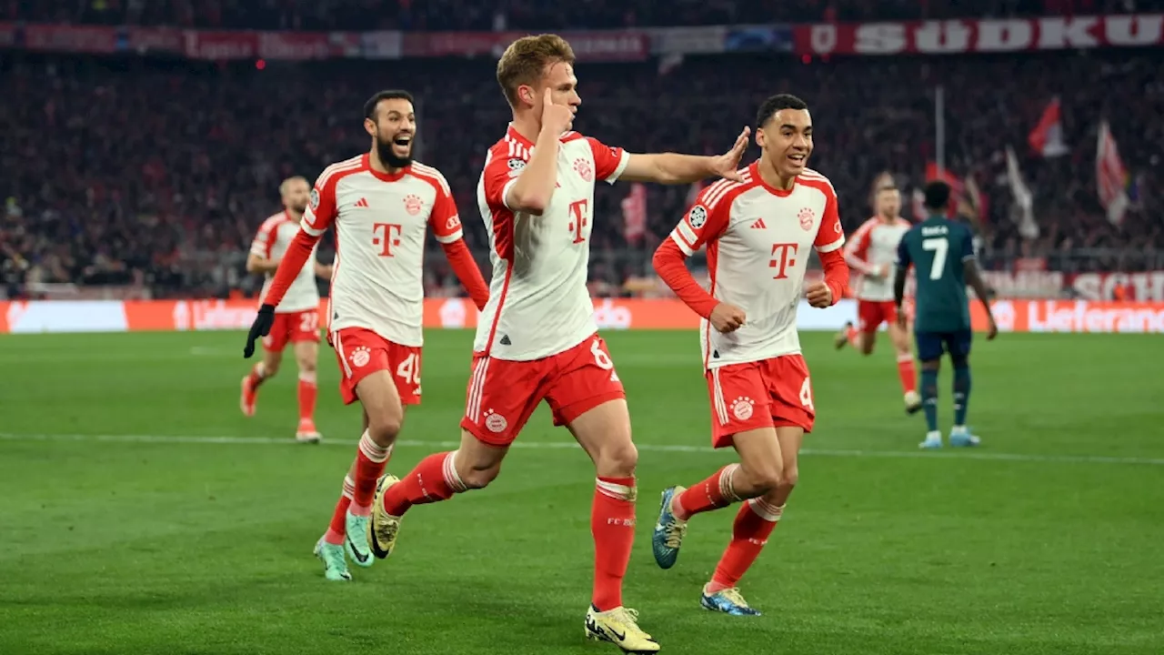 Bayern München ten koste van zwak Arsenal naar halve finale Champions League