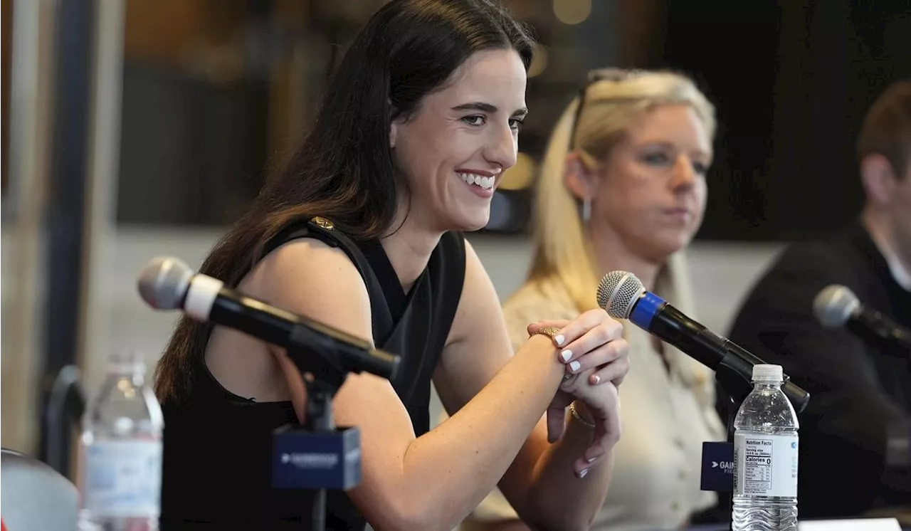 As Indiana Fever introduce WNBA's top draft pick, Caitlin Clark looks like a natural