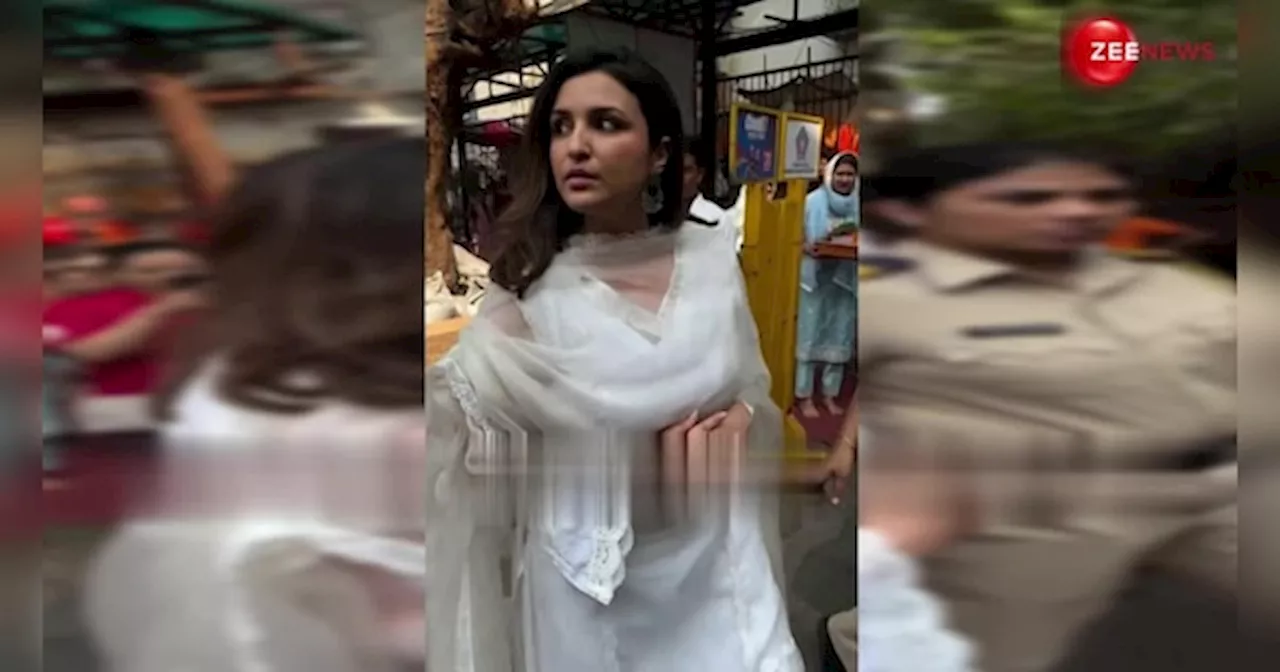 सिद्धिविनायक माथा टेकने पहुंचीं Parineeti Chopra, सिंपल सूट-सलवार में लगीं बेहद खूबसूरत