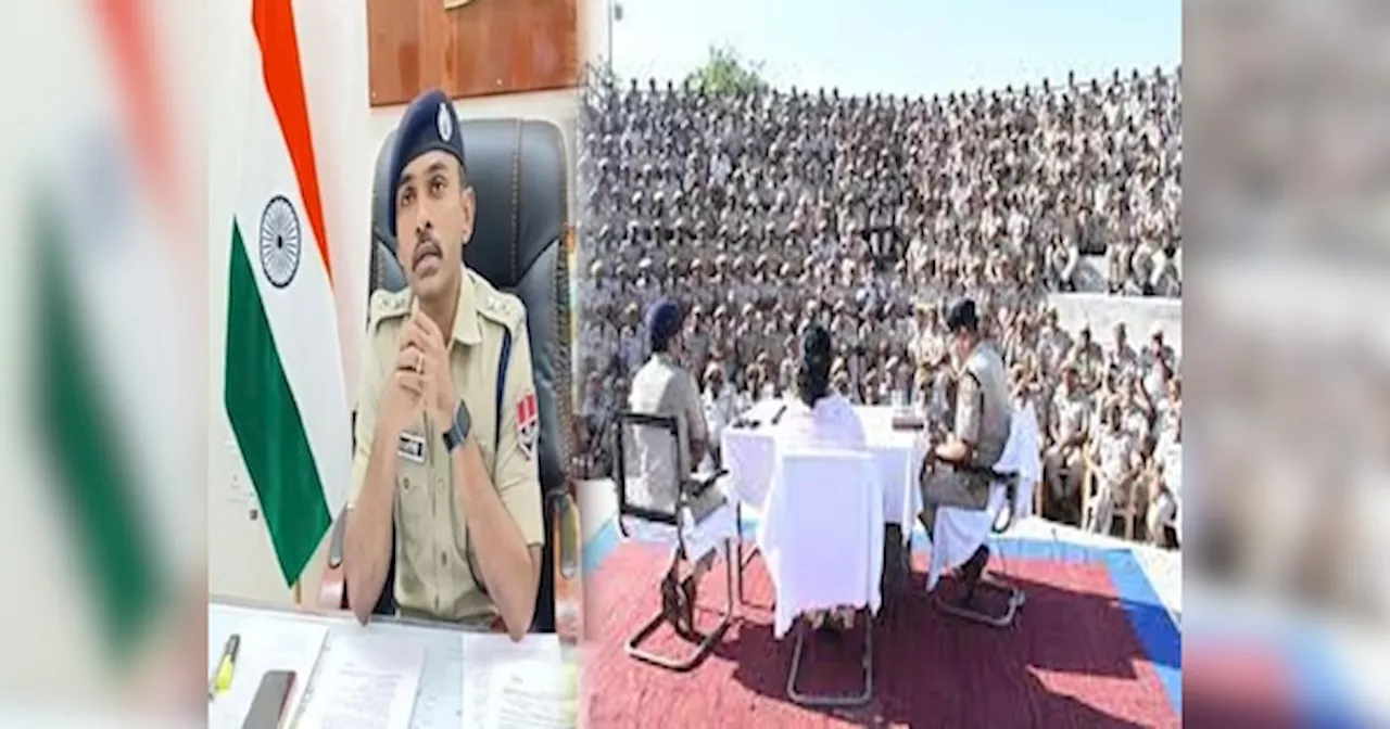 Jhunjhunu News : मतदान से पहले झुंझुनूं एसपी राजर्षि राज वर्मा ने पुलिस जवानों से हुए रूबरू, चुनावी डयूटी में लगे जवानों का बढ़ाया हौंसला