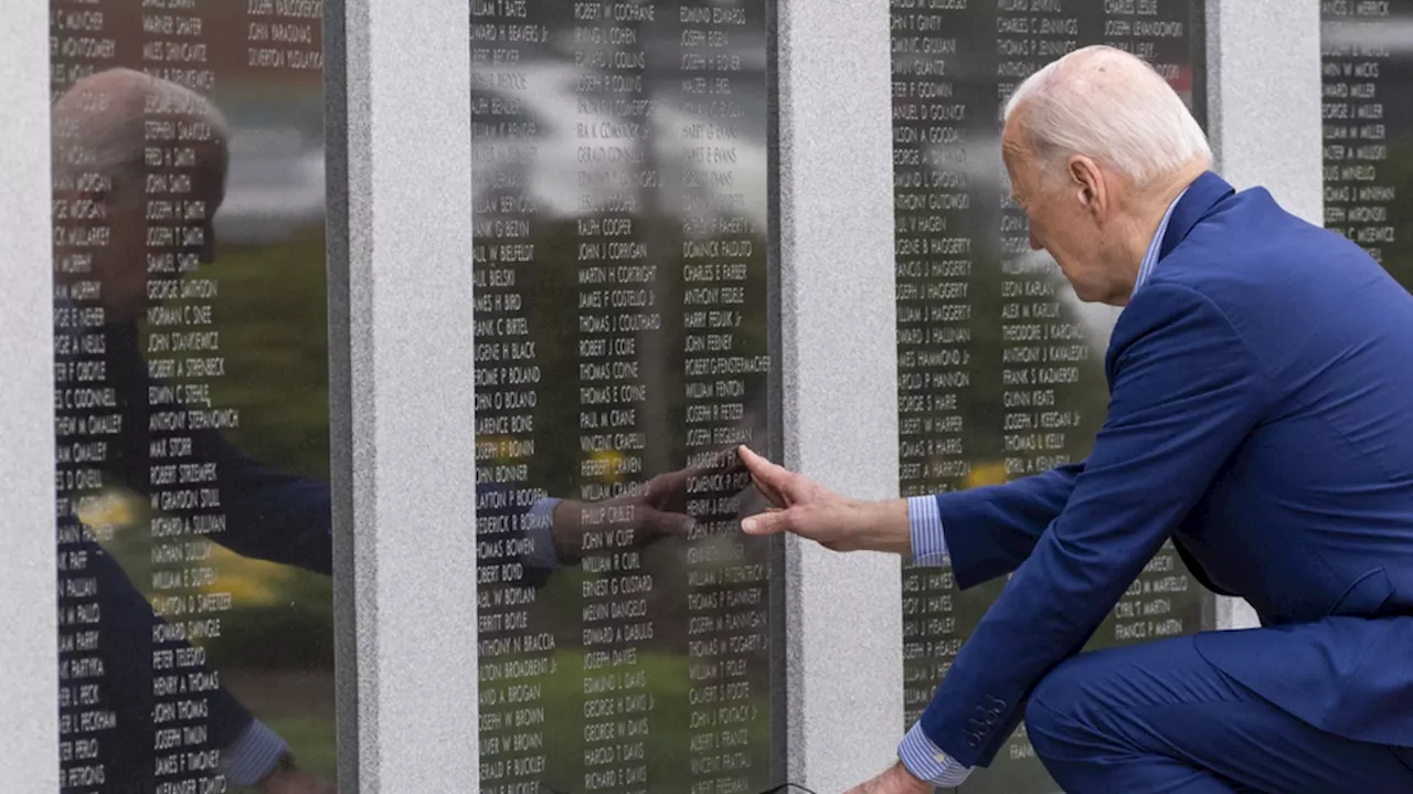 Biden off on details of uncle's WWII death as he calls Trump unfit to lead the military