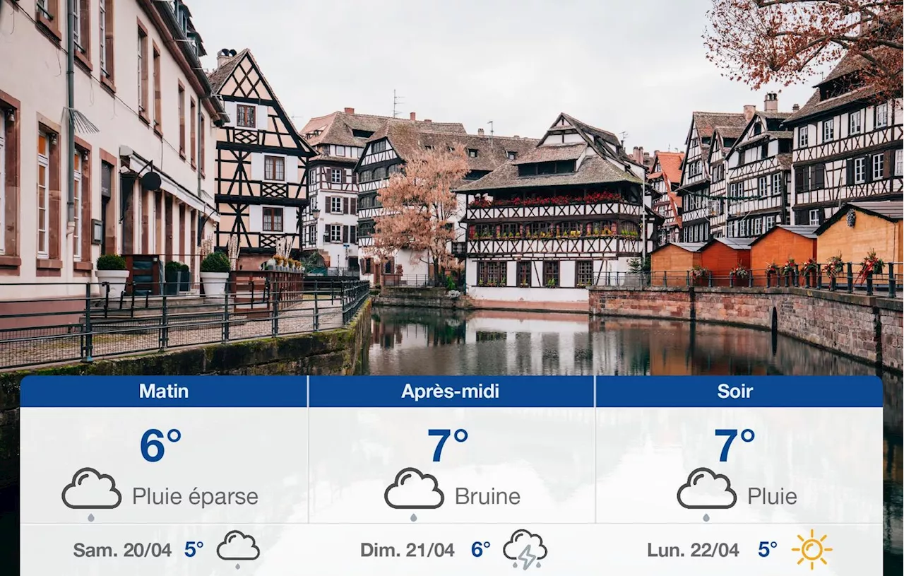 Météo Strasbourg: prévisions du vendredi 19 avril 2024