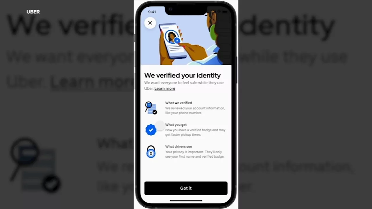 Uber rider verification rolls out in Chicago, 11 other cities Thursday to increase security for al