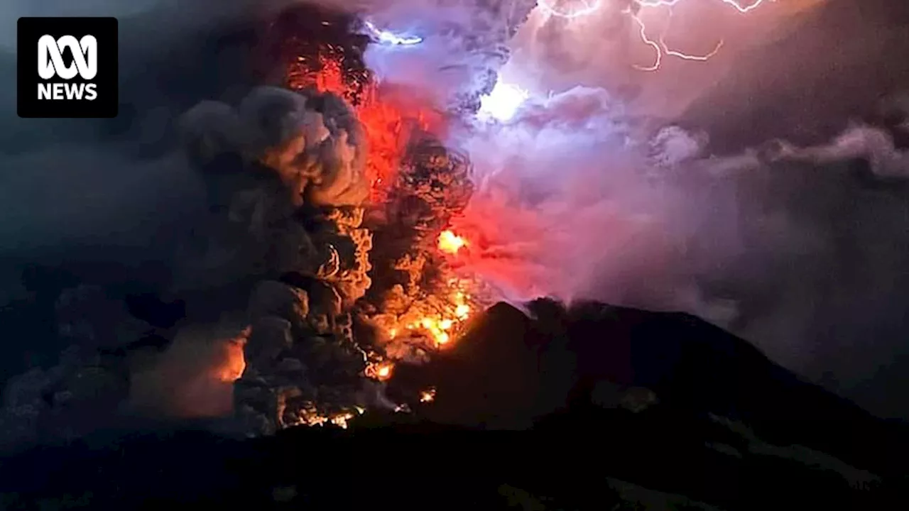 Tsunami alert after volcano in Indonesia erupts, thousands told to leave