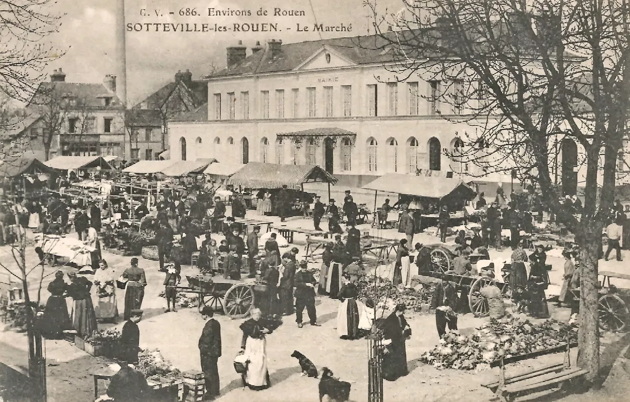 Pourquoi Sotteville-lès-Rouen a-t-elle été en grande partie détruite en avril 1944 ?