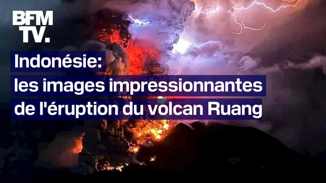 En Indonésie, l'éruption du volcan Ruang provoque l'évacuation de 11.000 personnes