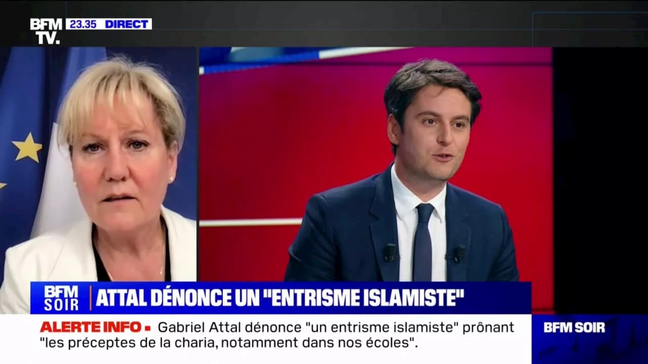 Nadine Morano sur Gabriel Attal: 'Je trouve que ses réponses pour l'instant sont extrêmement faibles'