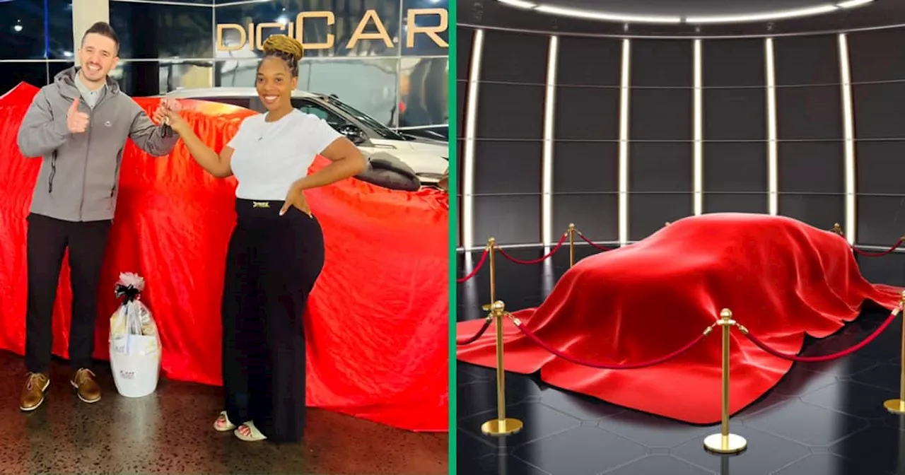 Woman Flexes First Car at 32, South Africans Celebrate: “Congratulations”