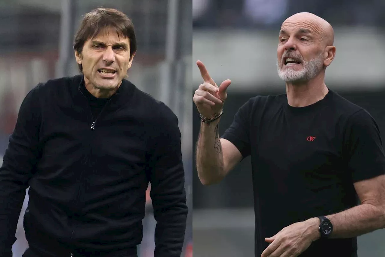 Da Conte a Pioli, Roma-Milan decide il valzer delle panchine