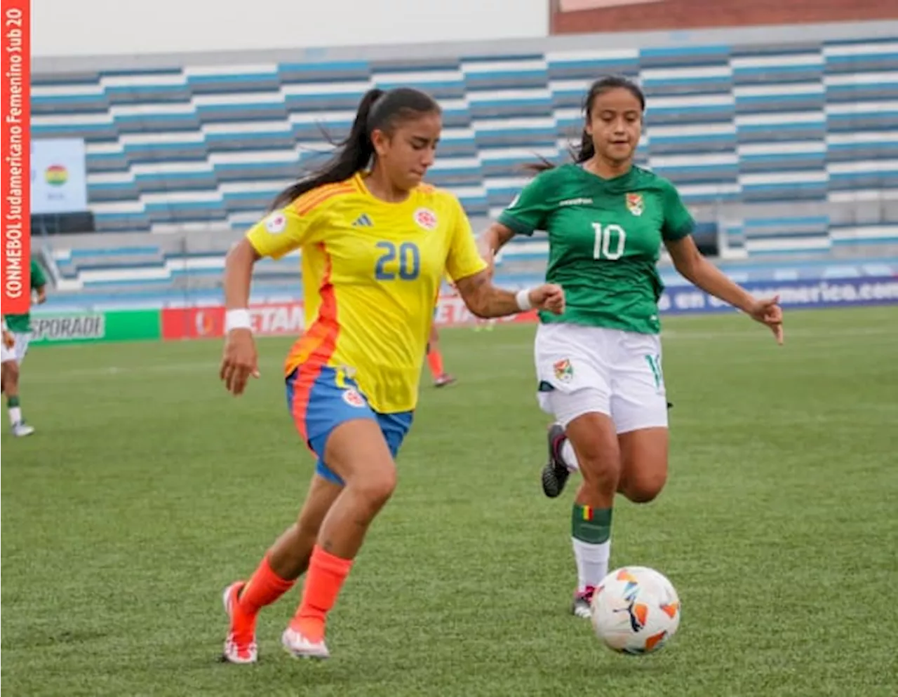 Colombia golea a Bolivia y clasifica al hexagonal final del Sudamericano femenino Sub-20