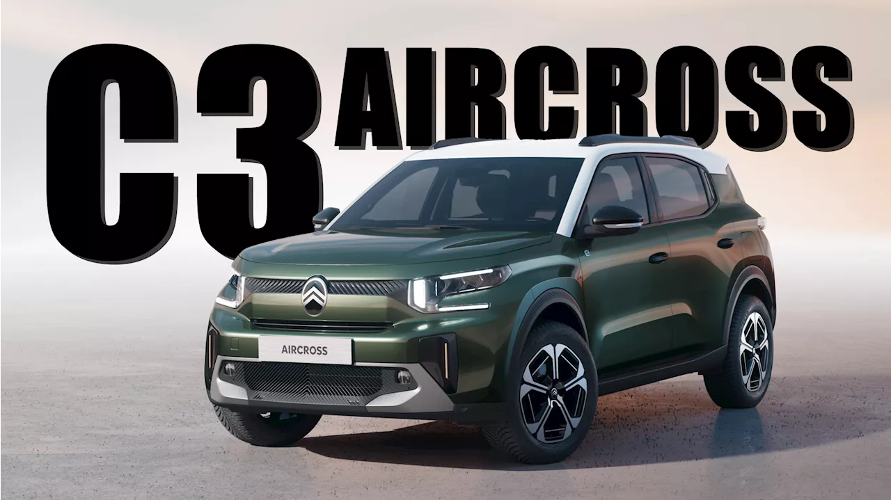 Chunky New Citroen C3 Aircross Ups Its Mini-SUV Game With EV And 7-Seat Options