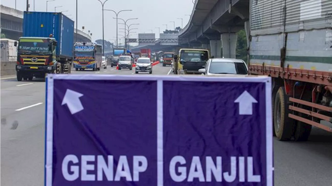 Polda Metro Tilang 8.725 Pemudik Langgar Ganjil-Genap saat Lebaran