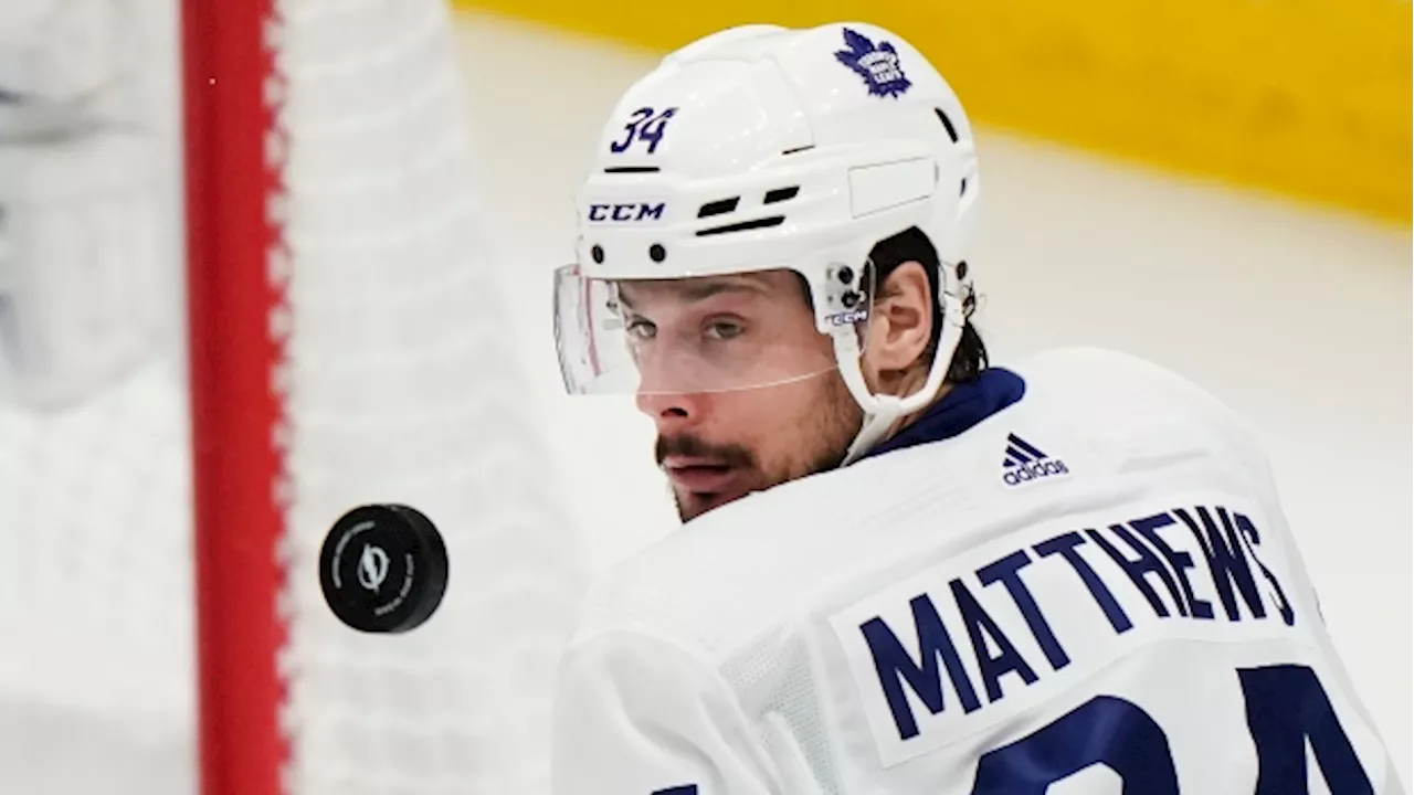 Leafs star Auston Matthews' quest for 70 goals falls short