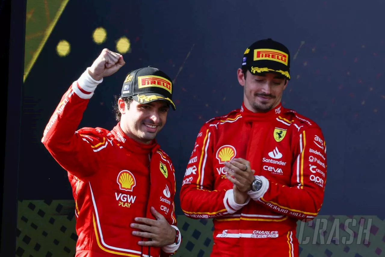 Charles Leclerc admits Carlos Sainz is currently “doing a better job”